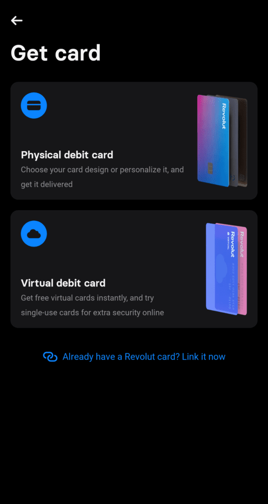 revolut cards