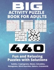 Big Activity Puzzle Book for Adults