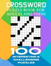 Crossword Puzzle Book for Adults and Teens