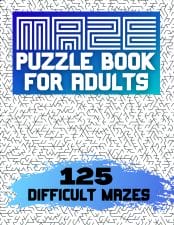 Maze Puzzle Book for Adults