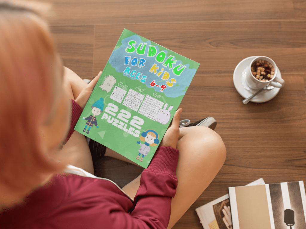 kids sudoku puzzle book ages 6 9