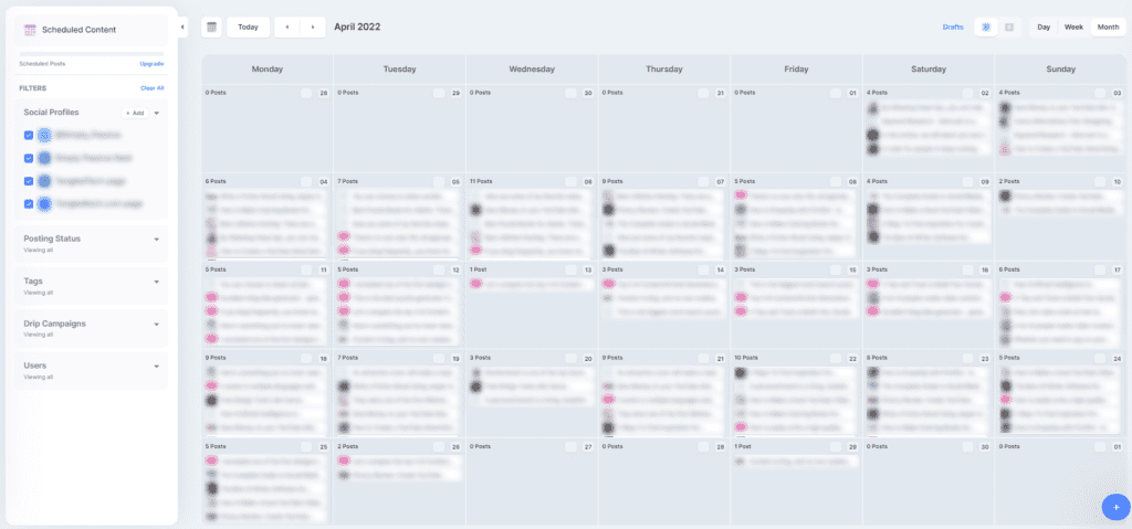 Missinglettr Schedule