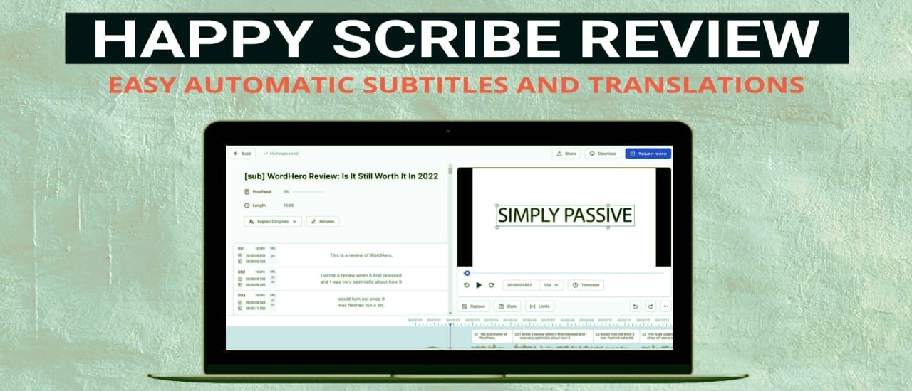 Happy Scribe Review: Better & Faster Captioning/Subtitles