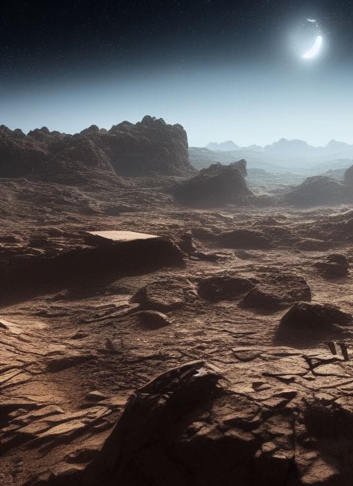 a lonely day on a habitable exoplanet hyper realistic photo realistic intricate details dynamic lighting 8k