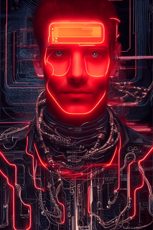 Cyberpunk Face Android 43225789 1