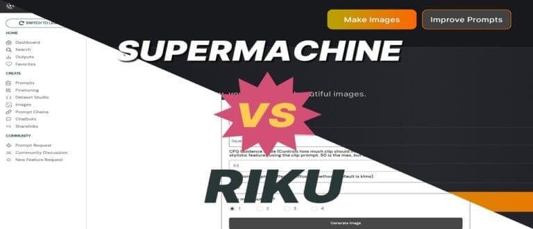 Supermachine vs Riku AI Image Comparison