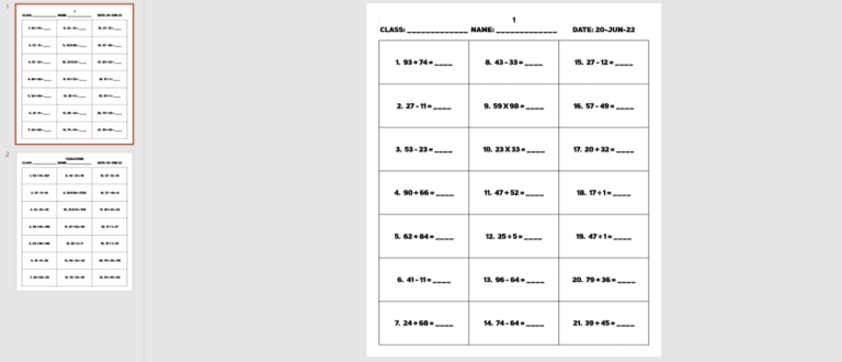 3 Free Math Worksheet Generators – Algebra Problem Maker