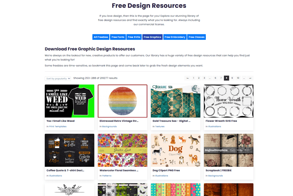 Creative Fabrica Free Design Resources